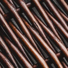 top-view-wooden-basket-background